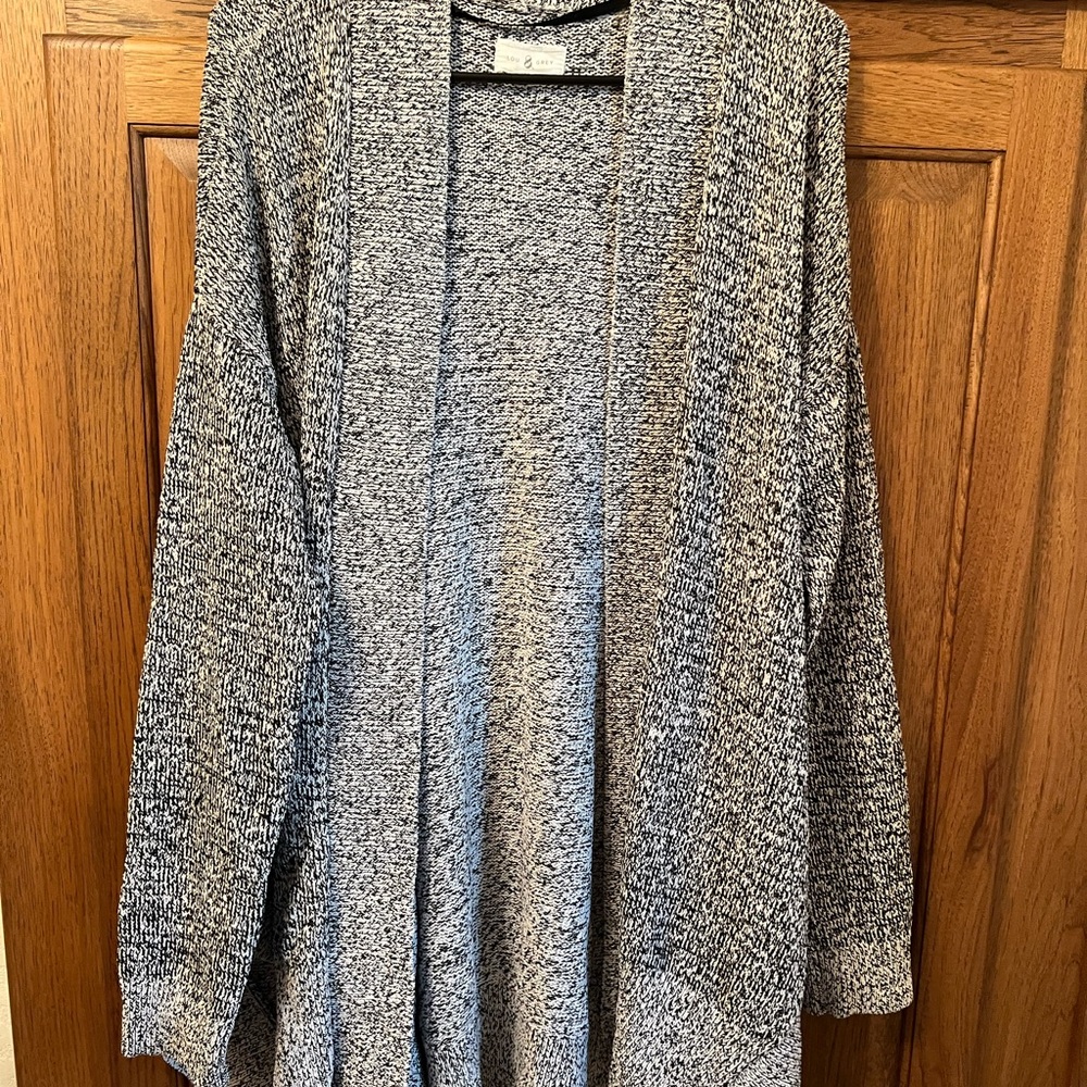 Gray Women's Sweater Cardigan